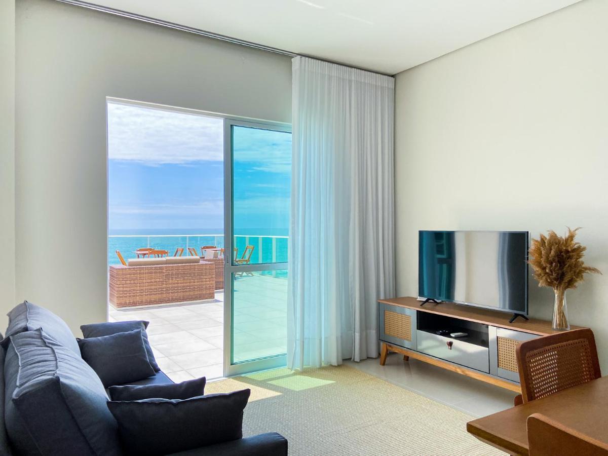 Apartamento Infinito - Cobertura Frente Mar Com Piscina Governador Celso Ramos Exterior foto