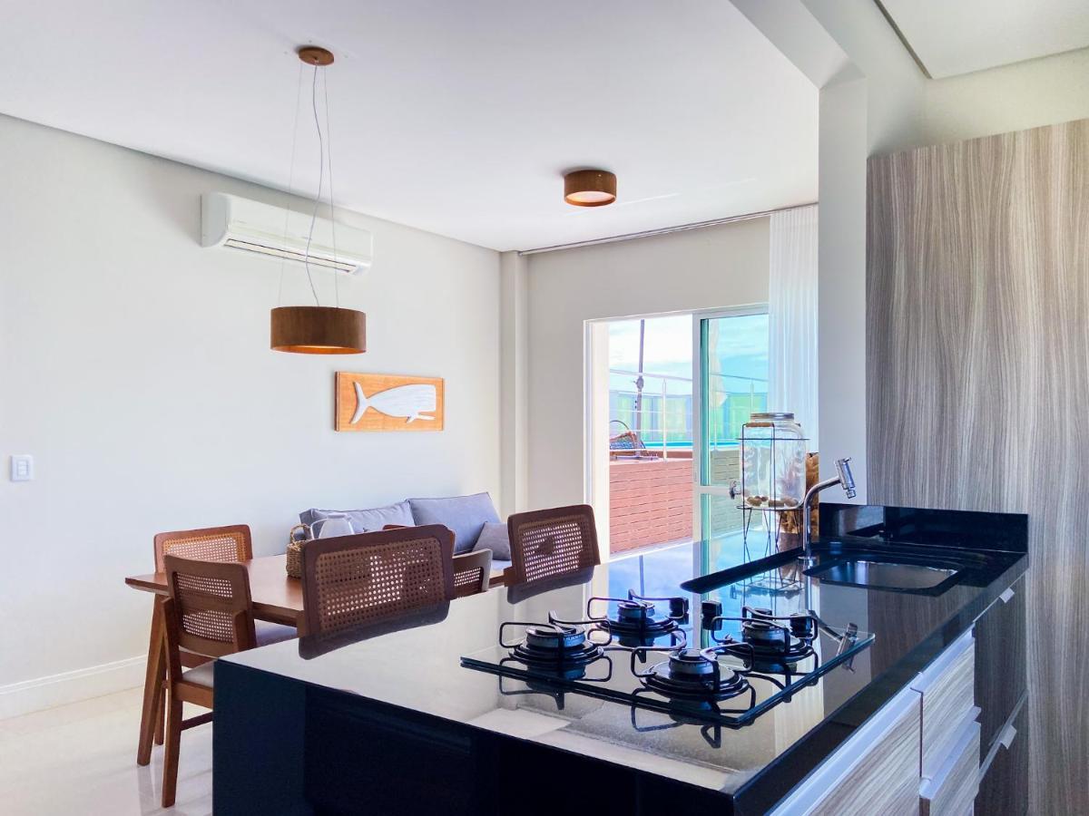 Apartamento Infinito - Cobertura Frente Mar Com Piscina Governador Celso Ramos Exterior foto