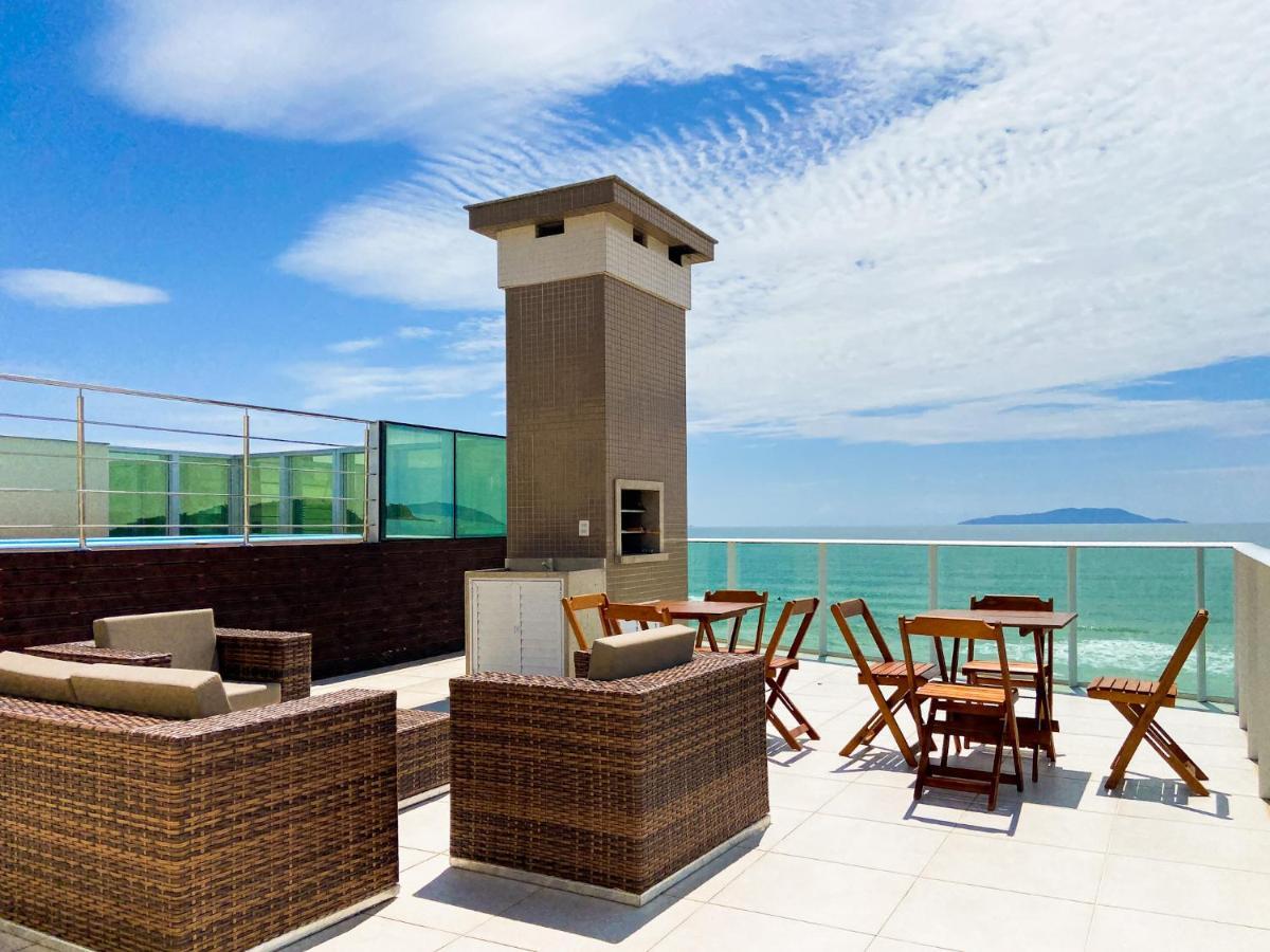 Apartamento Infinito - Cobertura Frente Mar Com Piscina Governador Celso Ramos Exterior foto